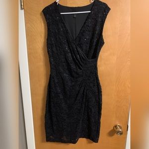 Sparkly black dress